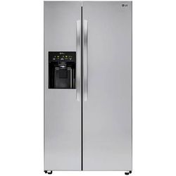 LG 26.2-cu ft Side-by-Side Refrigerator with Ice Maker Stainless