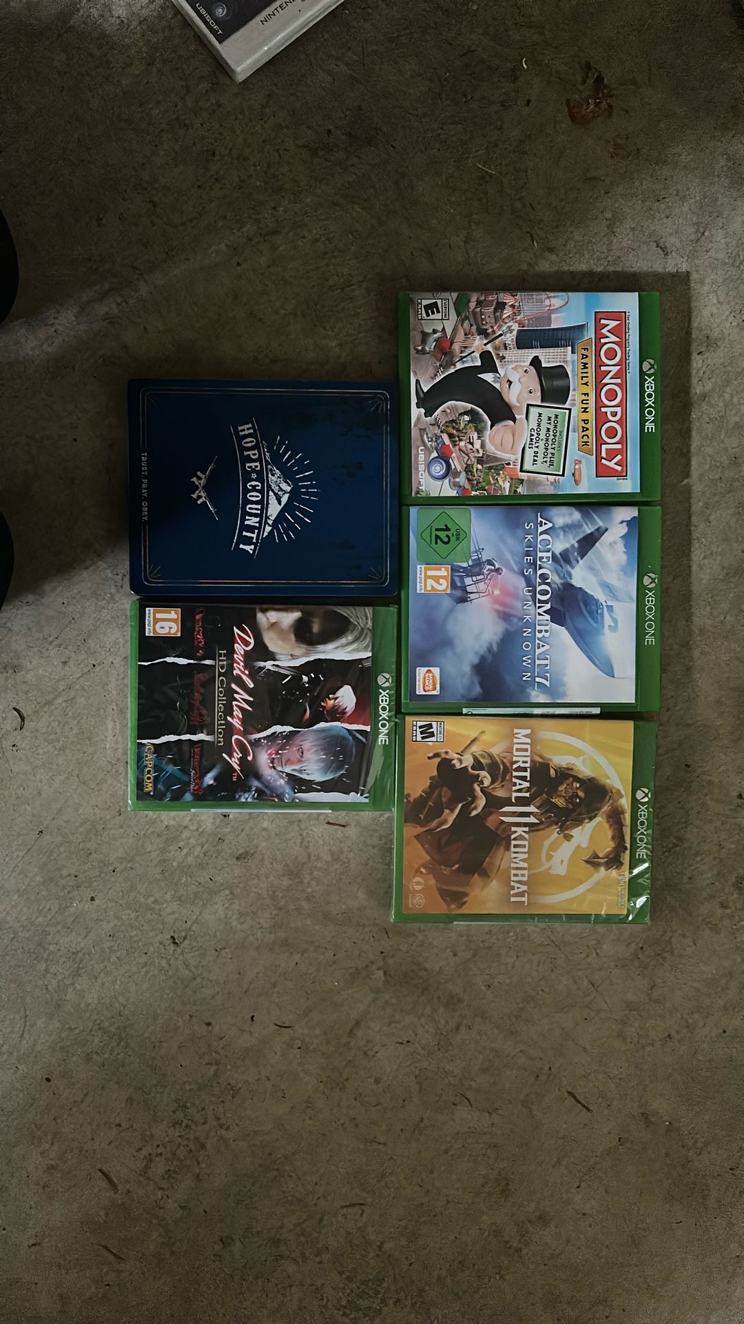Collection Of Xbox One Games 