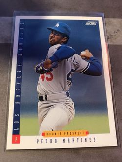 Pedro Martinez 1993 score rookie prospect card #321