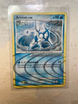 POKEMON 2009 ARCEUS HOLO RARE Ar4