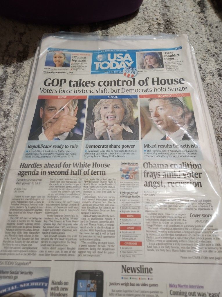 gop takes over house newspaper