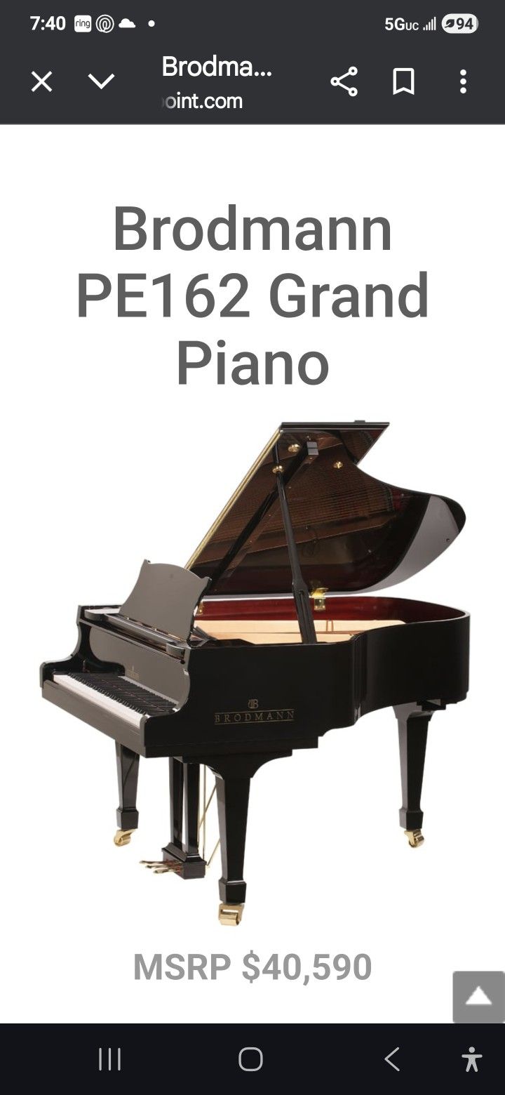 Brodmann Grand Plano 5'4"