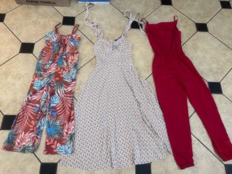 Size xs/small dress and rompers! New and like new $15 ALL or $8 each