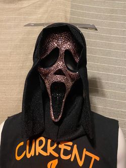 Ghostface Pink Bling Halloween Mask