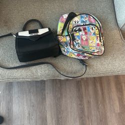 One purse and one small bag