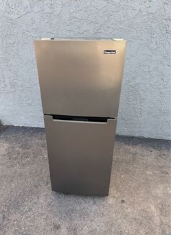 Refrigerator household fridge freezer stainless steel 10 cubics (free local delivery)