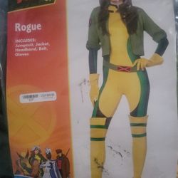 Rogue X-Men Costume and Wig