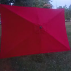 Rectangular Umbrella And Bass