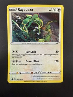 Pokemon, Rayquaza - SWSH029 - SWSH: Sword & Shield Promo Cards