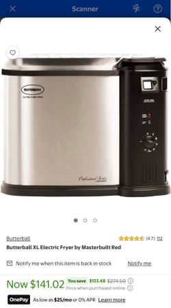 Butterball XL Electric Fryer by Masterbuilt Red