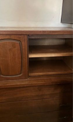 Vintage Wooden Buffet / Sideboard/Dresser– Solid & Spacious - $150