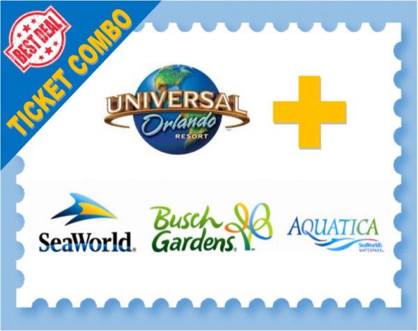 Tickets Bush Garden , SeaWorld 🌊 ,Aquatica 60 $ Per Park 