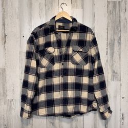 Jachs MFG Heritage Flannel Shirt XXL  Plaid Long Sleeve 100% Cotton