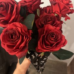 Valentine Roses With LV Wrap 