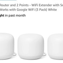 Nest Wifi Mesh Router plus 2 Points