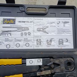 Apollo pex crimp tool set