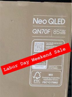 Samsung - 85” Class QN70F Series Neo QLED Mini LED 4K UHD SamsungVision AI Smart Tizen TV