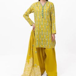Indian Pakistani Tradition Designer Shalwar Kameez Embroidery Cotton 