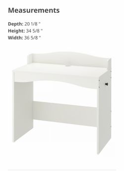 Ikea white desk