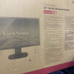 ViewSonic VG2439SMH 24” Full HD Ergonomic LED Monitor New in Box