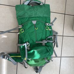 Green hiking Backpack 