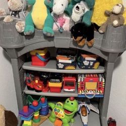 Kids Castle Toybox Shelf 