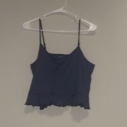Dark Blue Spaghetti Strap Top 
