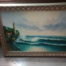 Huge Lot Of Framed Pictures Wall Deco