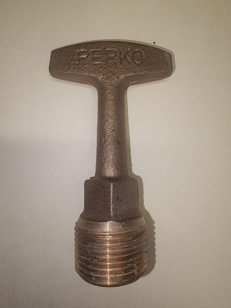PERKO. BOAT PLUG  SOLID BRASS