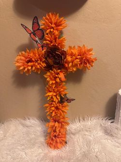 Orange Cross for cemetery