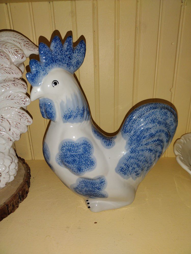 Blue,The, Rooster, From, Sttaffordsfire, England, Mint Condition.