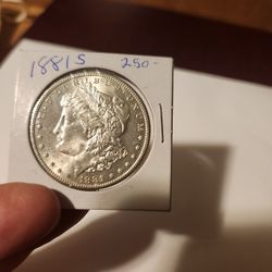 1881 S Morgan Silver Dollar 