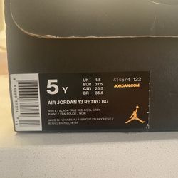 Jordan 13 Size 5 