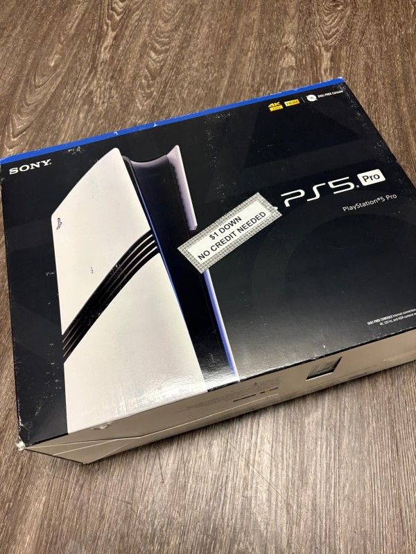 Playstation 5 PS5 Pro Gaming Consoles New - Only $1 Today Pay The Rest Later!