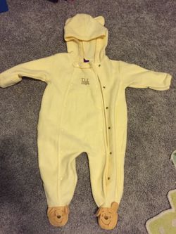 Whinnie the Pooh onesie for outdoors