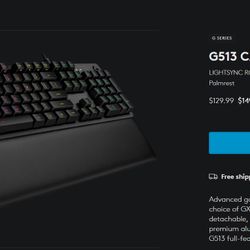 Logitech G513 Blue switch
