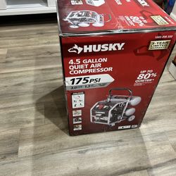 Husky 4.5 Gal. 175 PSI Portable Electric Quiet Air Compressor