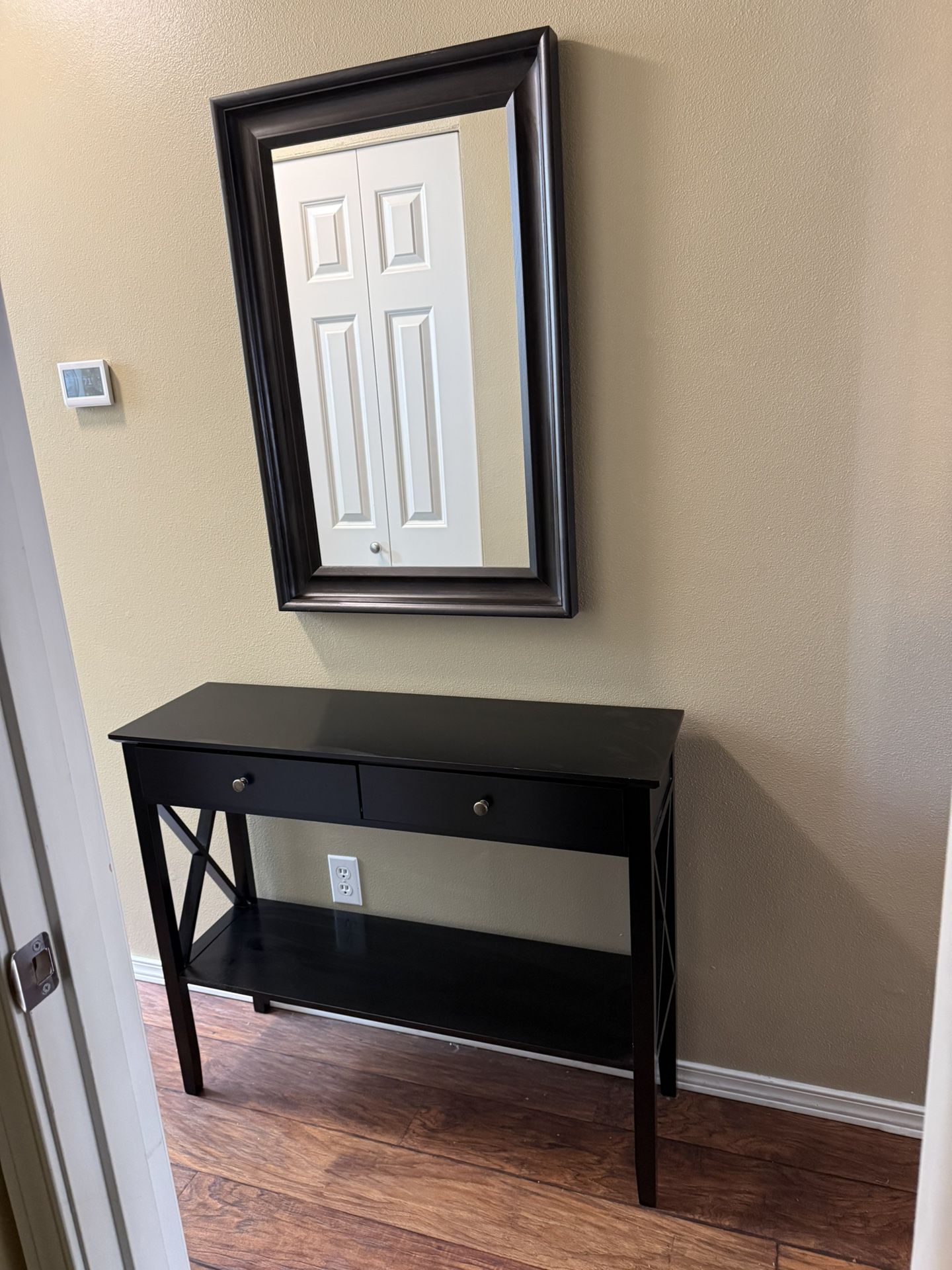 Hallway Console And Mirror 