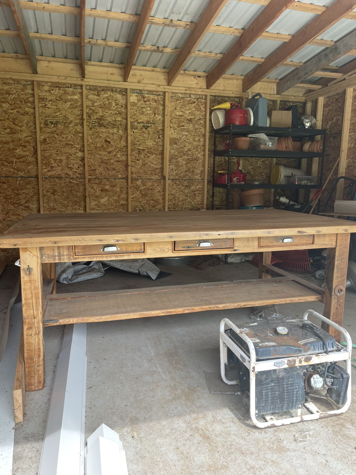 Reclaimed Solid Farmhouse Table