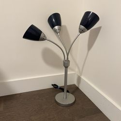 3 Heads Directions Adjustable  30”h Desktop Lamp