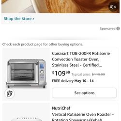 Rotisserie Convection Toaster Oven