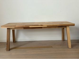 Solid Wood Bench – 47" – Modern Rustic Entryway / Dining Bench – $95 OBO