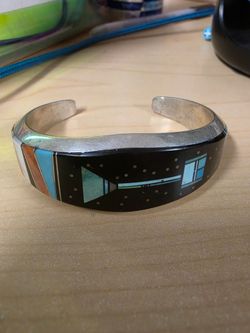 Navajo sterling silver bracelet
