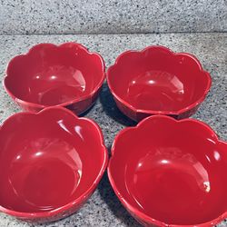 Princess House Bowl set (4) Marbella