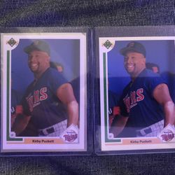 1991 Upper Deck Kirby Puckett Baseball Card 