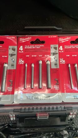 Tile & natural stone bit set