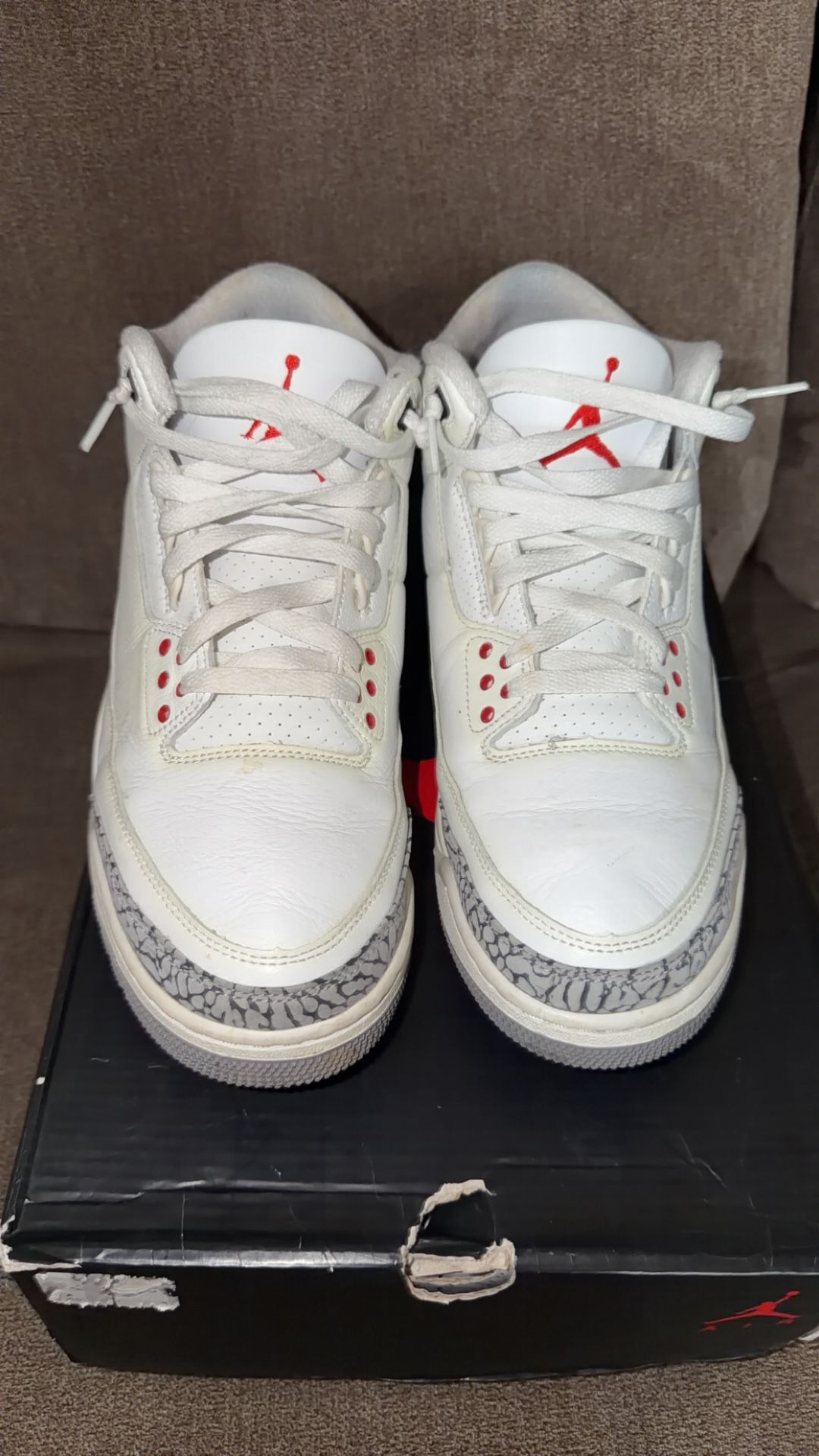 Size 11 - Jordan 3 Retro Mid White Cement Reimagined