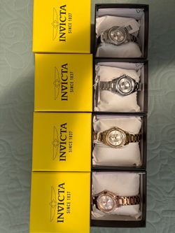Invicta Angel Watches Set of 4 New in Box