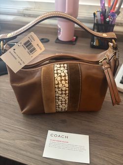 NEW Coach Signature Collection Handbag #40334 – Original Tags & Box