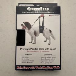 GingerLead Dog Support & Rehabilitation Harness